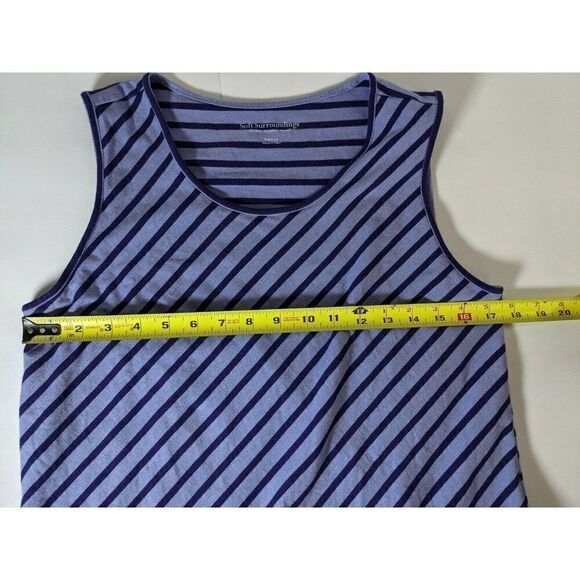 Soft Surroundings Striped Maxi Dress Pima Blend - Picture 8 of 11